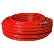 Труба STOUT 16х2,2 (бухта 100 метров) PEX-a из сшитого полиэтилена с кислородным слоем, серая в теплоизоляции (красная)