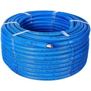 Труба STOUT 20х2,8 (бухта 100 метров) PEX-a из сшитого полиэтилена с кислородным слоем, серая в теплоизоляции (синяя)