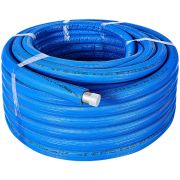 Труба STOUT 32х4,4 (бухта 50 метров) PEX-a из сшитого полиэтилена с кислородным слоем, серая в теплоизоляции (синяя)