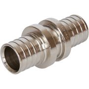 Муфта соединительная равнопроходная STOUT SFA-0003-002002 20х2,0 никелированная для труб из сшитого полиэтилена аксиальный