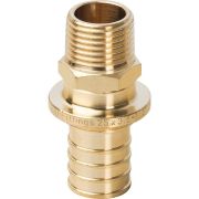 Переходник с наружной резьбой STOUT 25xR 1/2 для труб из сшитого полиэтилена аксиальный