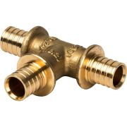 Тройник равнопроходный STOUT 16x16x16 для труб из сшитого полиэтилена аксиальный