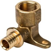 Угольник настенный с креплением STOUT 16xRp 1/2 для труб из сшитого полиэтилена аксиальный