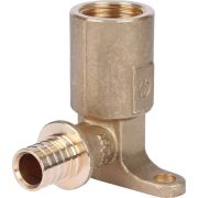 Угольник настенный с длинным нарезным патрубком STOUT 16-Rp 1/2