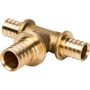 Тройник переходной STOUT 20x25x20 для труб из сшитого полиэтилена аксиальный