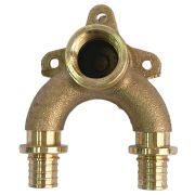 SFA-0040-001612 STOUT Проточный настенный угольник 16x1/2 бронзовый для труб из сшитого полиэтилена (340034G041622B)