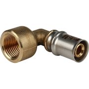 Угольник-переходник STOUT с внутренней резьбой 1/2 х16 для металлопластиковых труб прессовой