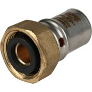 Переходник STOUT с накидной гайкой 3/4 х20 для металлопластиковых труб прессовой