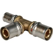 Тройник переходной STOUT 20х20х16 для металлопластиковых труб прессовой