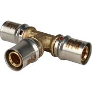 Тройник STOUT равнопроходный 20х20х20 для металлопластиковых труб прессовой