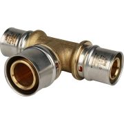 Тройник переходной STOUT 26х32х26 для металлопластиковых труб прессовой