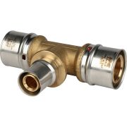 Тройник переходной STOUT 32х20х32 для металлопластиковых труб прессовой