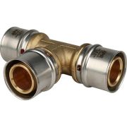 Тройник STOUT равнопроходный 32х32х32 для металлопластиковых труб прессовой