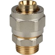 Переходник STOUT с наружной резьбой 1/2 х20 для металлопластиковых труб винтовой