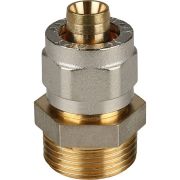 Переходник STOUT с наружной резьбой 3/4 х16 для металлопластиковых труб винтовой