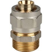 Переходник STOUT с наружной резьбой 3/4 х20 для металлопластиковых труб винтовой