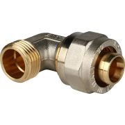 Угольник-переходник STOUT с наружной резьбой 1/2 х20 для металлопластиковых труб винтовой