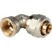 Угольник-переходник STOUT с внутренней резьбой 1/2 х20 для металлопластиковых труб винтовой