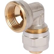 Угольник-переходник STOUT с внутренней резьбой 3/4 х20 для металлопластиковых труб винтовой