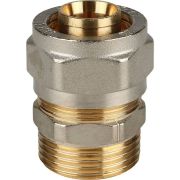 Переходник STOUT с наружной резьбой 1 х26 для металлопластиковых труб винтовой