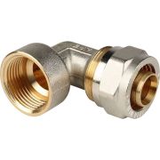 Угольник-переходник STOUT с внутренней резьбой 1 x26 для металлопластиковых труб винтовой