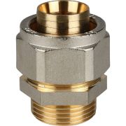 Переходник STOUT с наружной резьбой 1 х32 для металлопластиковых труб винтовой