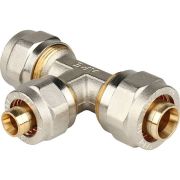 Тройник переходной STOUT 20х16х20 для металлопластиковых труб винтовой