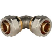 Угольник STOUT 90° 26х26 для металлопластиковых труб винтовой