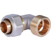 Угольник-переходник STOUT с наружной резьбой 1 1/4 x32 для металлопластиковых труб винтовой