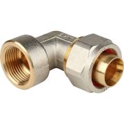 Угольник-переходник STOUT с внутренней резьбой 1 x32 для металлопластиковых труб винтовой