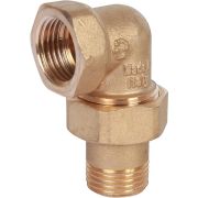 Разъемное угловое соединение STOUT американка ВН 1/2