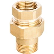 Разъемное соединение STOUT американка ВН 3/4 уплотнение под гайкой по плоскости