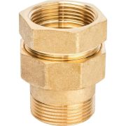 Разъемное соединение STOUT американка ВН 1 1/4 уплотнение под гайкой по плоскости