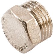 Заглушка STOUT НР никелированная 1/8