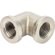 Угольник STOUT ВВ никелированный 1/4