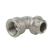 Угольник STOUT с упором НВ никелированный 1/4