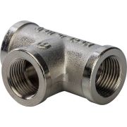 Тройник STOUT ВВ никелированный 3/8