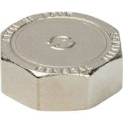 Заглушка STOUT ВР никелированная 1 1/2