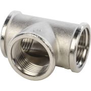 Тройник STOUT ВВ никелированный 1