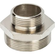 Ниппель НН STOUT переходной никелированный 2X1 1/4