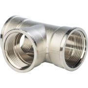 Тройник STOUT ВВ никелированный 1 1/4