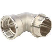 Угольник STOUT с упором НВ никелированный 1 1/2