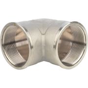 Угольник STOUT ВВ никелированный 2