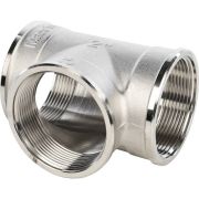 Тройник STOUT ВВ никелированный 2