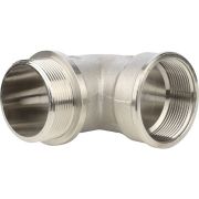 Угольник STOUT с упором НВ никелированный 2