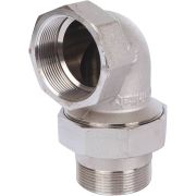 Разъемное угловое соединение STOUT американка ВН 2 уплотнение под гайкой o-ring кольцо, никелированное