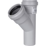 Тройник канализационный бесшумный STOUT D 58 x 58 / 45°