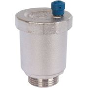 Воздухоотводчик автоматический вертикальный выпуск STOUT нар.р. 3/4 никель