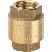 Клапан обратный пружинный муфтовый STOUT 3/4 с пластиковым седлом