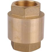 Клапан обратный пружинный муфтовый с пластиковым седлом STOUT 3/4